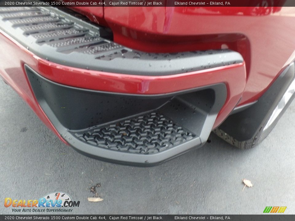 2020 Chevrolet Silverado 1500 Custom Double Cab 4x4 Cajun Red Tintcoat / Jet Black Photo #12