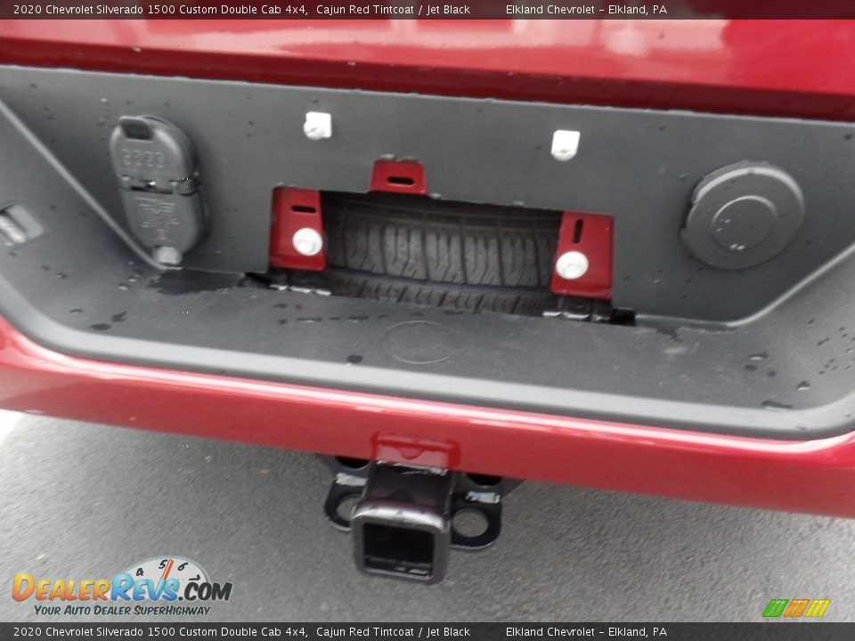 2020 Chevrolet Silverado 1500 Custom Double Cab 4x4 Cajun Red Tintcoat / Jet Black Photo #13