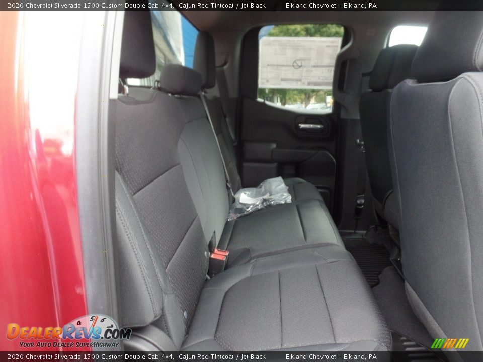 2020 Chevrolet Silverado 1500 Custom Double Cab 4x4 Cajun Red Tintcoat / Jet Black Photo #16