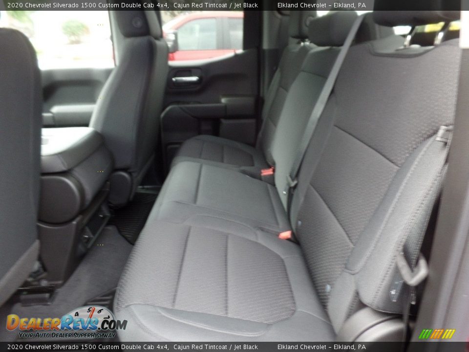 2020 Chevrolet Silverado 1500 Custom Double Cab 4x4 Cajun Red Tintcoat / Jet Black Photo #17