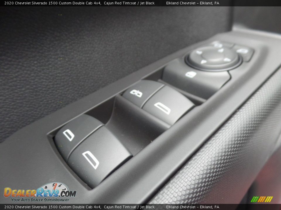 2020 Chevrolet Silverado 1500 Custom Double Cab 4x4 Cajun Red Tintcoat / Jet Black Photo #20