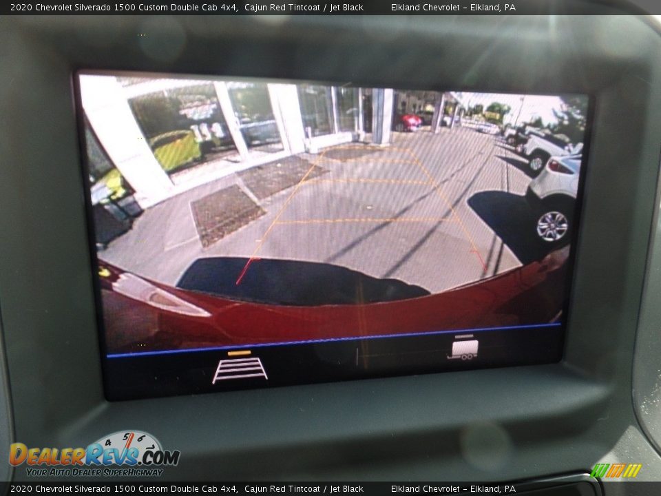 2020 Chevrolet Silverado 1500 Custom Double Cab 4x4 Cajun Red Tintcoat / Jet Black Photo #26