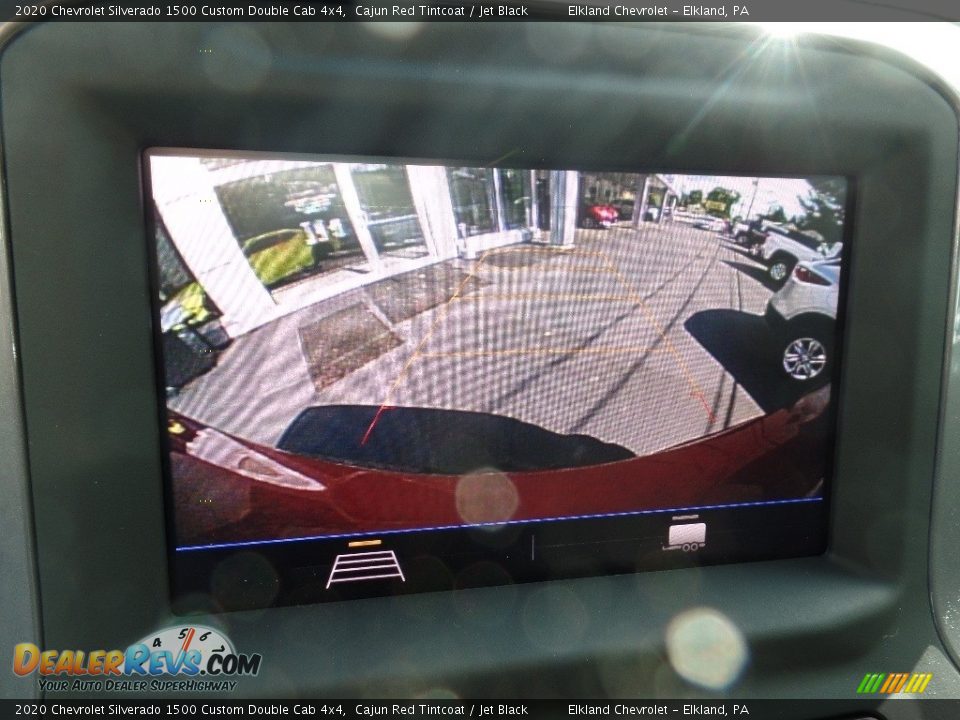 2020 Chevrolet Silverado 1500 Custom Double Cab 4x4 Cajun Red Tintcoat / Jet Black Photo #27