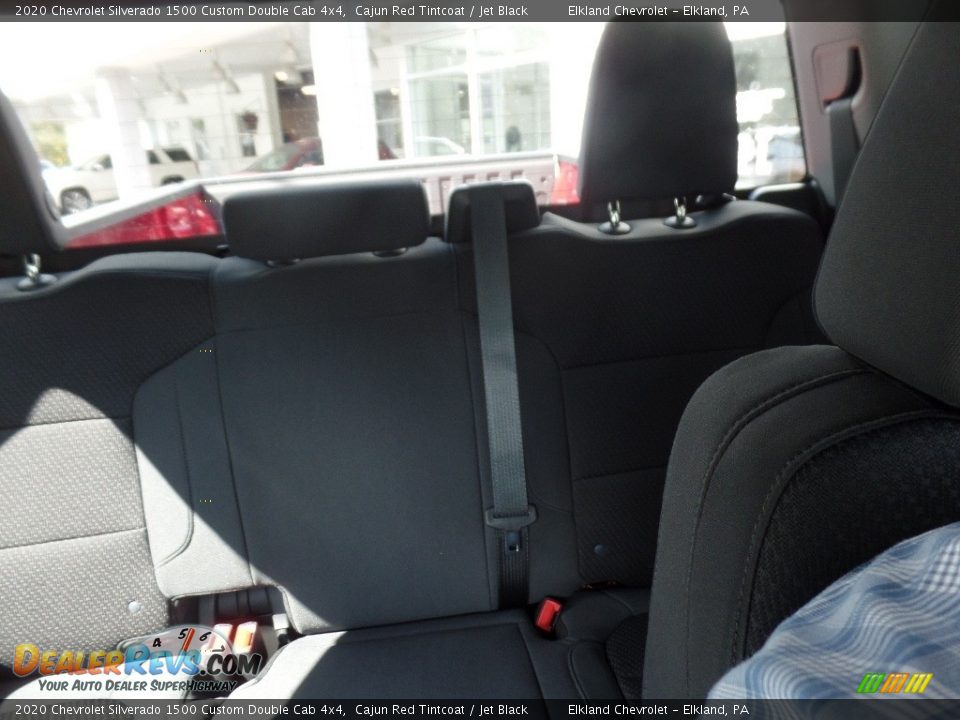2020 Chevrolet Silverado 1500 Custom Double Cab 4x4 Cajun Red Tintcoat / Jet Black Photo #33