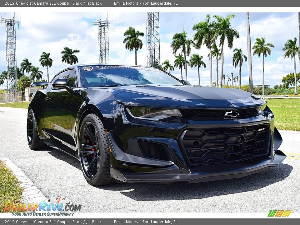 2019 Chevrolet Camaro ZL1 Coupe Black / Jet Black Photo #4