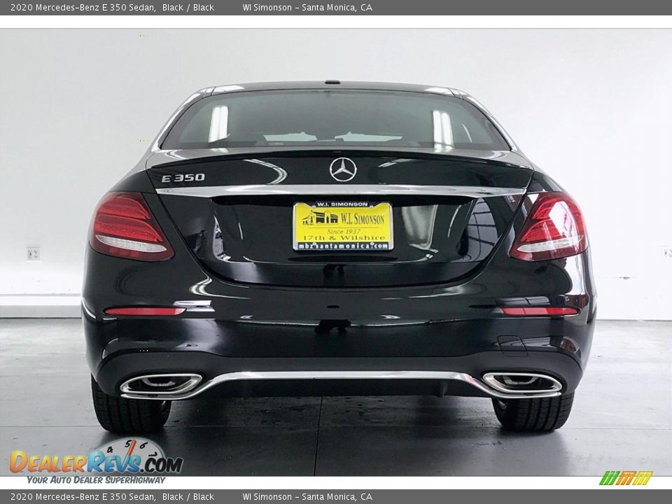 2020 Mercedes-Benz E 350 Sedan Black / Black Photo #3
