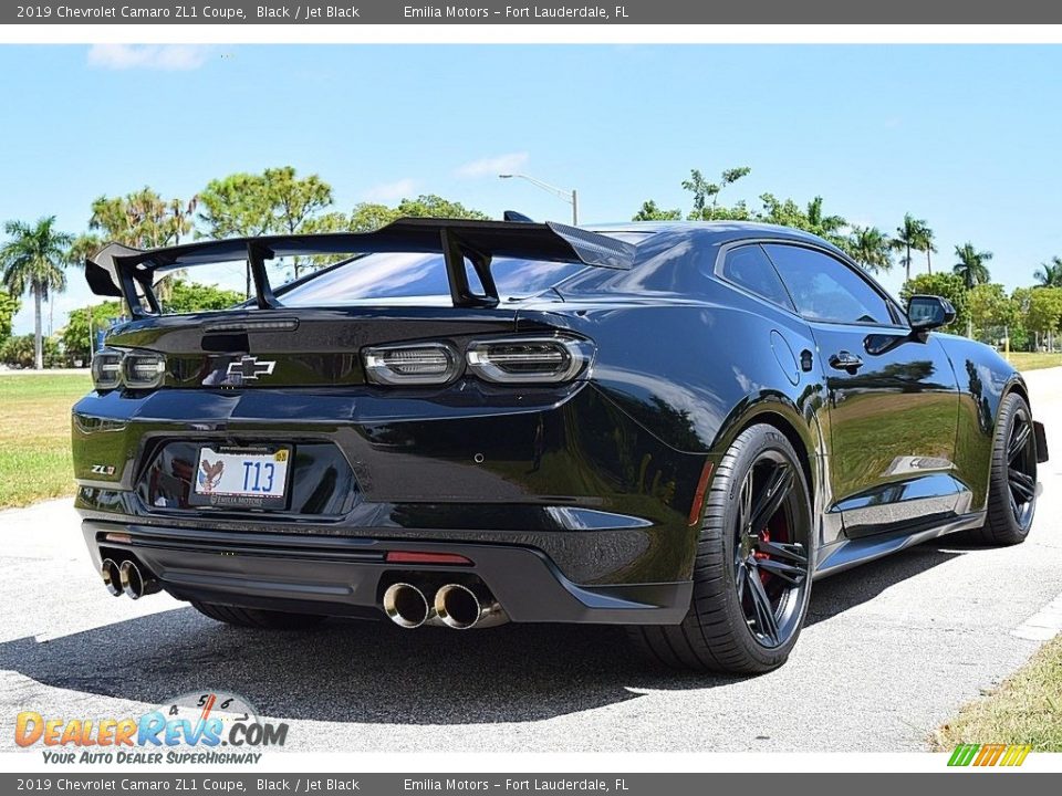 2019 Chevrolet Camaro ZL1 Coupe Black / Jet Black Photo #9