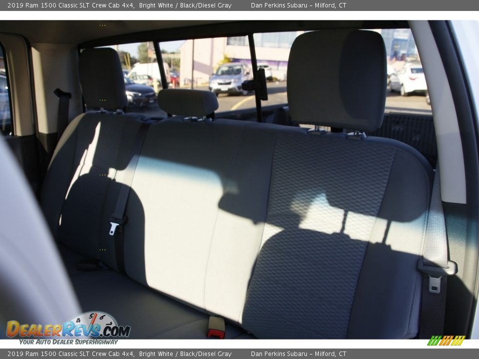 2019 Ram 1500 Classic SLT Crew Cab 4x4 Bright White / Black/Diesel Gray Photo #12