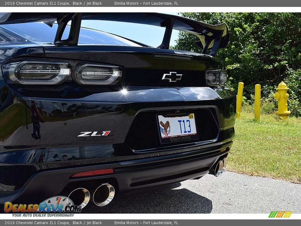 2019 Chevrolet Camaro ZL1 Coupe Black / Jet Black Photo #15