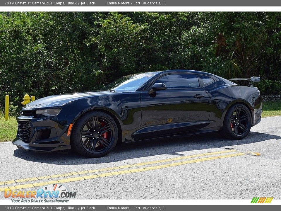 2019 Chevrolet Camaro ZL1 Coupe Black / Jet Black Photo #17