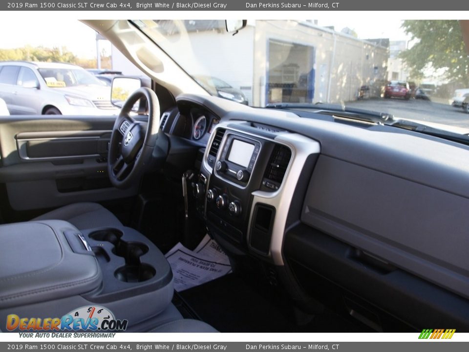 2019 Ram 1500 Classic SLT Crew Cab 4x4 Bright White / Black/Diesel Gray Photo #15