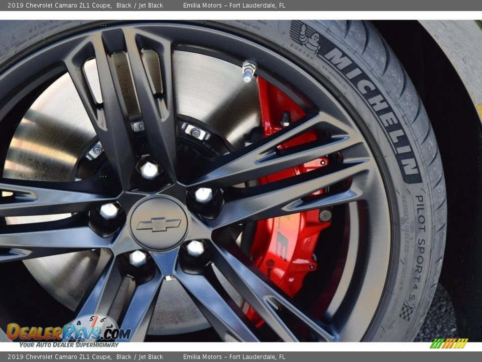 2019 Chevrolet Camaro ZL1 Coupe Black / Jet Black Photo #19