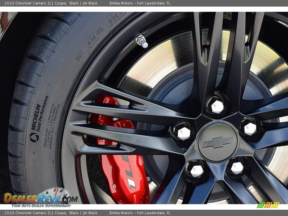 2019 Chevrolet Camaro ZL1 Coupe Black / Jet Black Photo #21