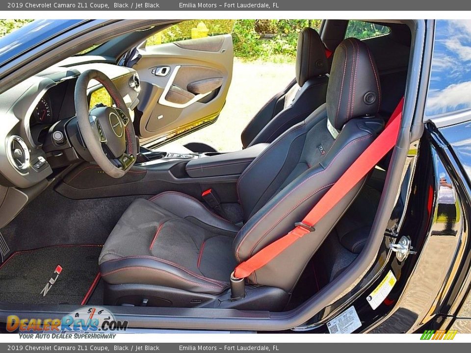 Jet Black Interior - 2019 Chevrolet Camaro ZL1 Coupe Photo #37