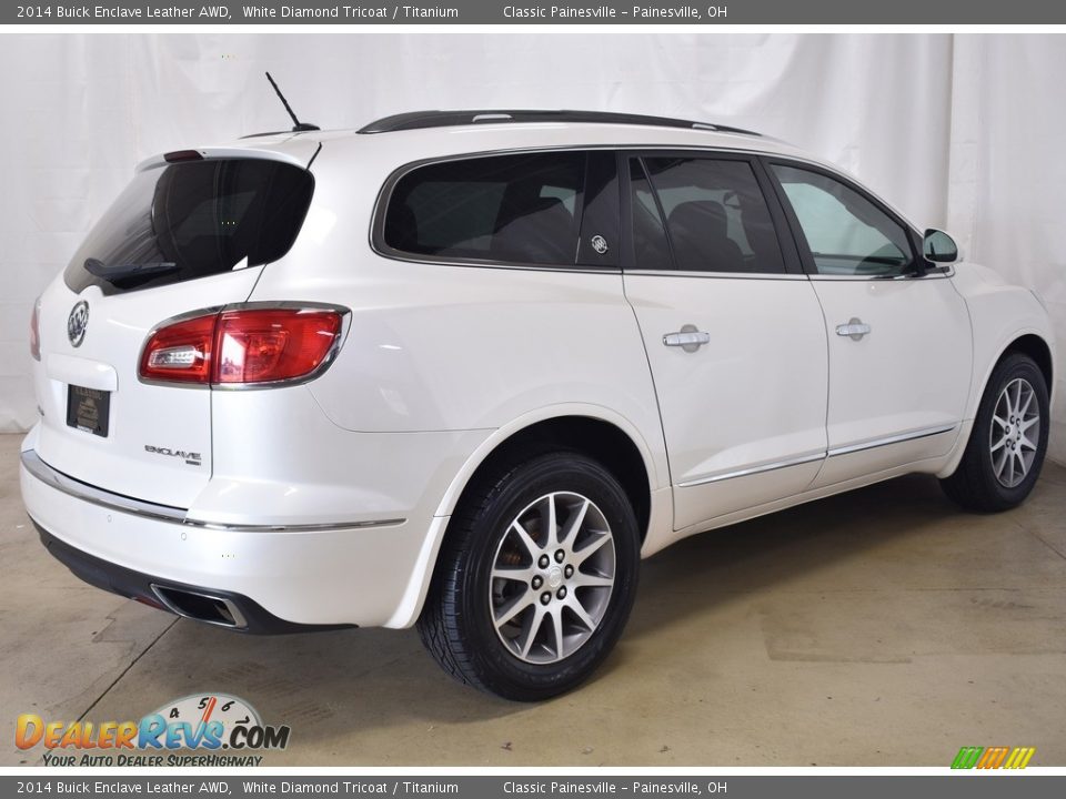 2014 Buick Enclave Leather AWD White Diamond Tricoat / Titanium Photo #2
