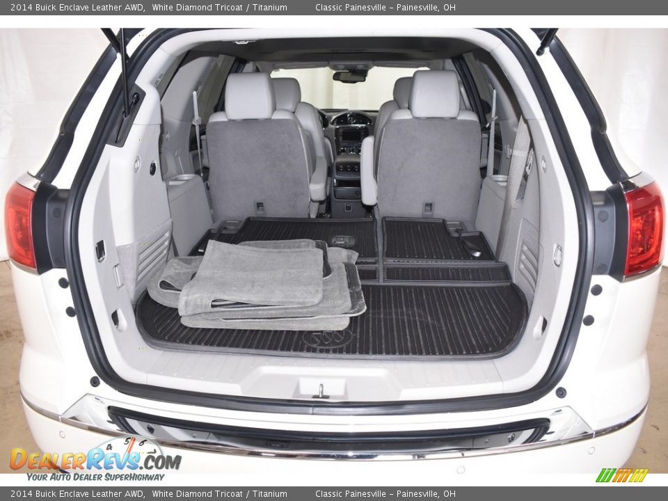 2014 Buick Enclave Leather AWD White Diamond Tricoat / Titanium Photo #11