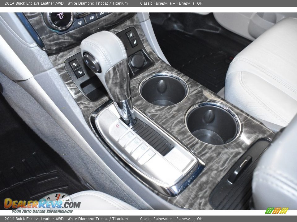 2014 Buick Enclave Leather AWD White Diamond Tricoat / Titanium Photo #16