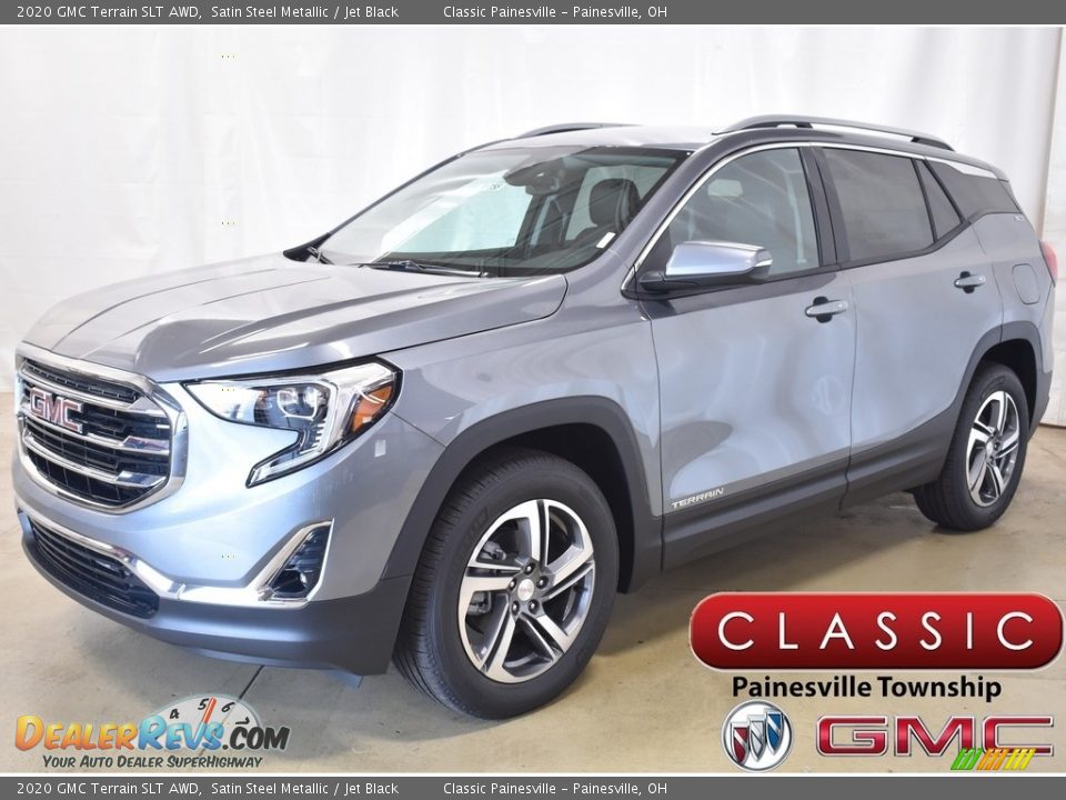 2020 GMC Terrain SLT AWD Satin Steel Metallic / Jet Black Photo #1