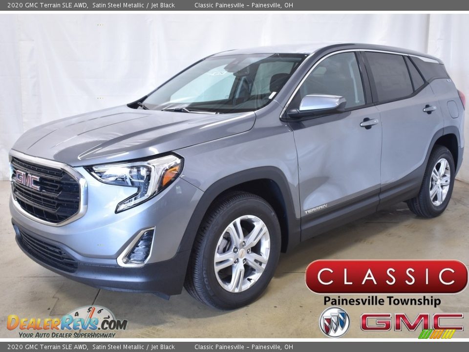 2020 GMC Terrain SLE AWD Satin Steel Metallic / Jet Black Photo #1
