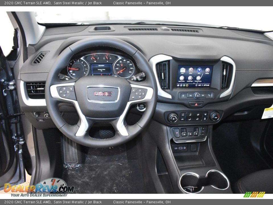 2020 GMC Terrain SLE AWD Satin Steel Metallic / Jet Black Photo #8