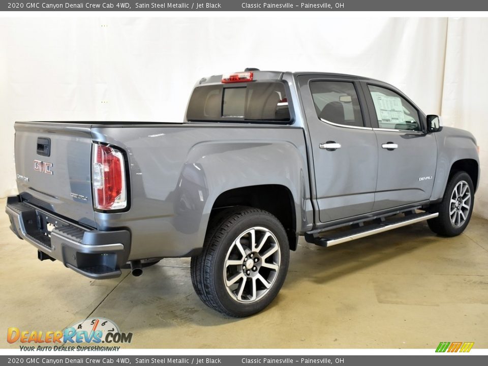 2020 GMC Canyon Denali Crew Cab 4WD Satin Steel Metallic / Jet Black Photo #2