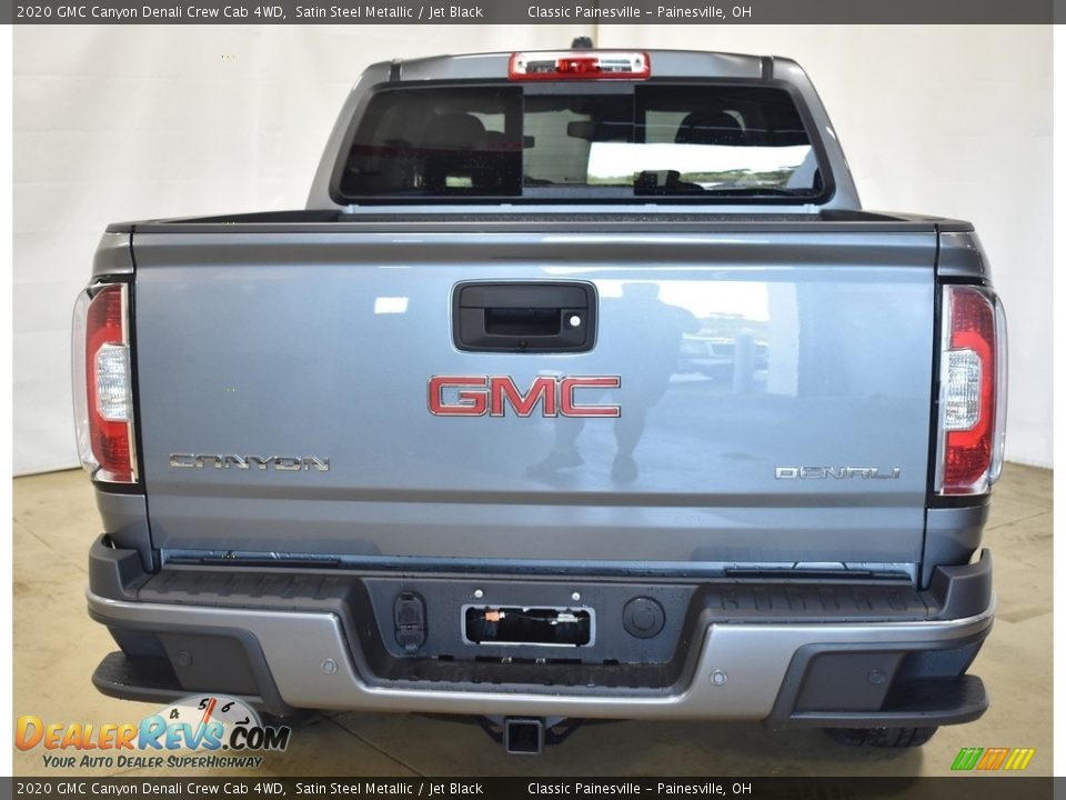 2020 GMC Canyon Denali Crew Cab 4WD Satin Steel Metallic / Jet Black Photo #3