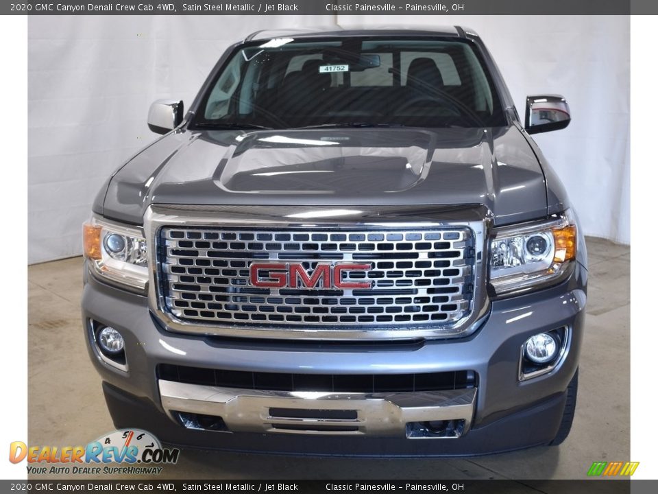 2020 GMC Canyon Denali Crew Cab 4WD Satin Steel Metallic / Jet Black Photo #4