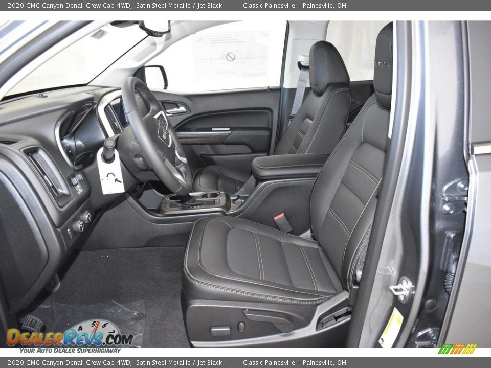 Jet Black Interior - 2020 GMC Canyon Denali Crew Cab 4WD Photo #6