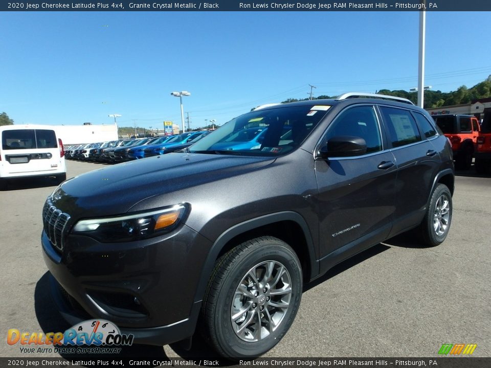 2020 Jeep Cherokee Latitude Plus 4x4 Granite Crystal Metallic / Black Photo #1