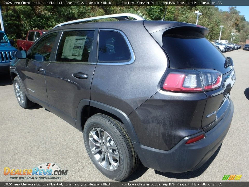 2020 Jeep Cherokee Latitude Plus 4x4 Granite Crystal Metallic / Black Photo #3