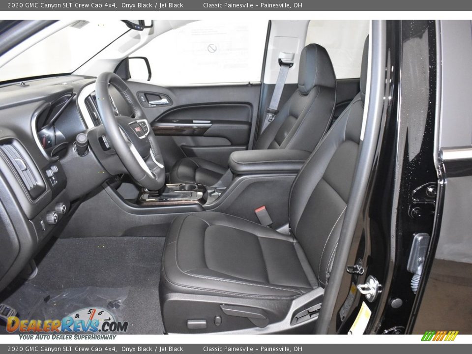 Jet Black Interior - 2020 GMC Canyon SLT Crew Cab 4x4 Photo #6