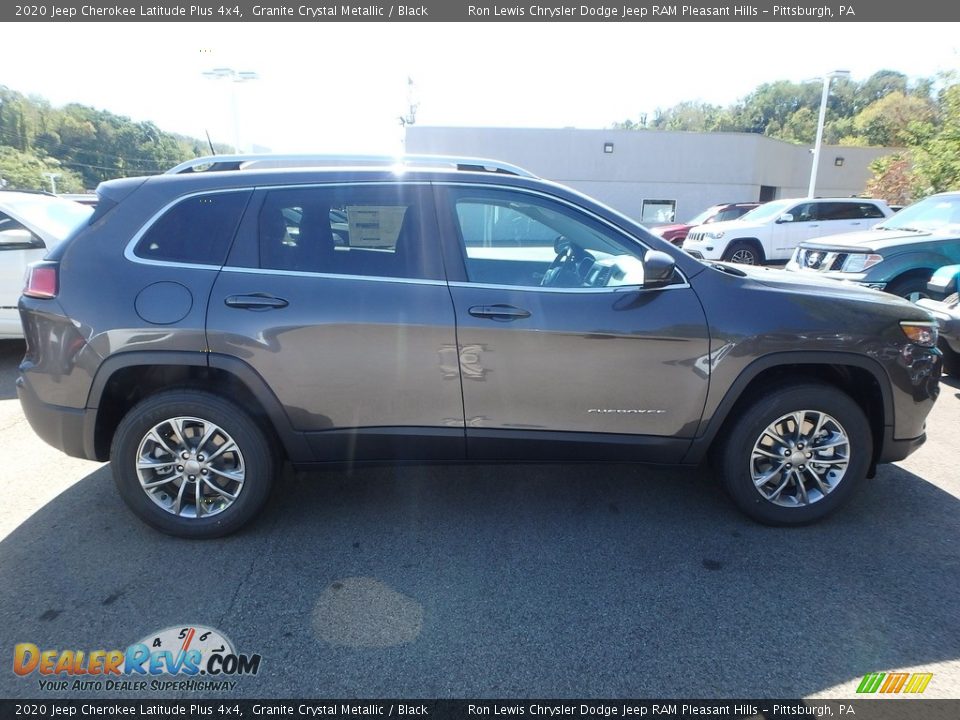 2020 Jeep Cherokee Latitude Plus 4x4 Granite Crystal Metallic / Black Photo #7