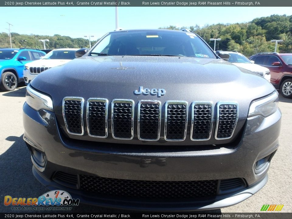 2020 Jeep Cherokee Latitude Plus 4x4 Granite Crystal Metallic / Black Photo #9
