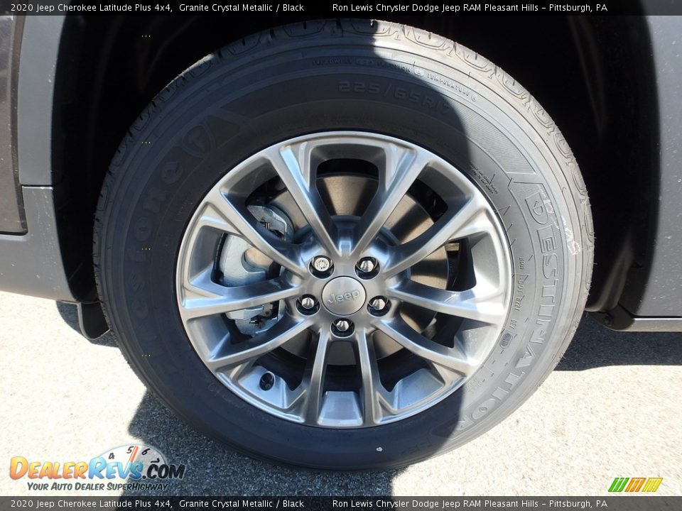 2020 Jeep Cherokee Latitude Plus 4x4 Granite Crystal Metallic / Black Photo #10