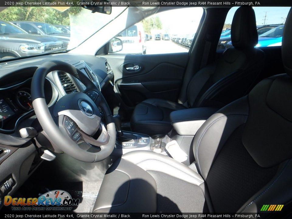 2020 Jeep Cherokee Latitude Plus 4x4 Granite Crystal Metallic / Black Photo #11