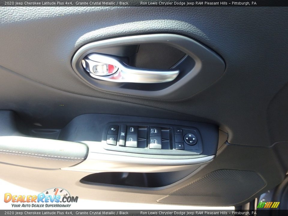 2020 Jeep Cherokee Latitude Plus 4x4 Granite Crystal Metallic / Black Photo #14