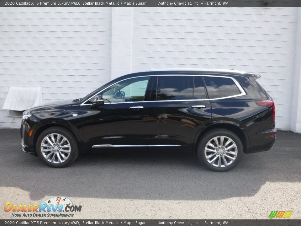 2020 Cadillac XT6 Premium Luxury AWD Stellar Black Metallic / Maple Sugar Photo #3