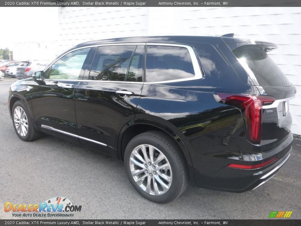 2020 Cadillac XT6 Premium Luxury AWD Stellar Black Metallic / Maple Sugar Photo #5
