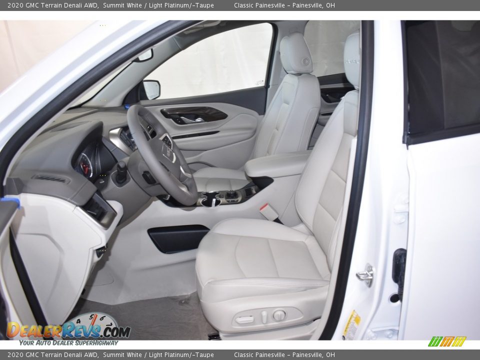 2020 GMC Terrain Denali AWD Summit White / Light Platinum/­Taupe Photo #7