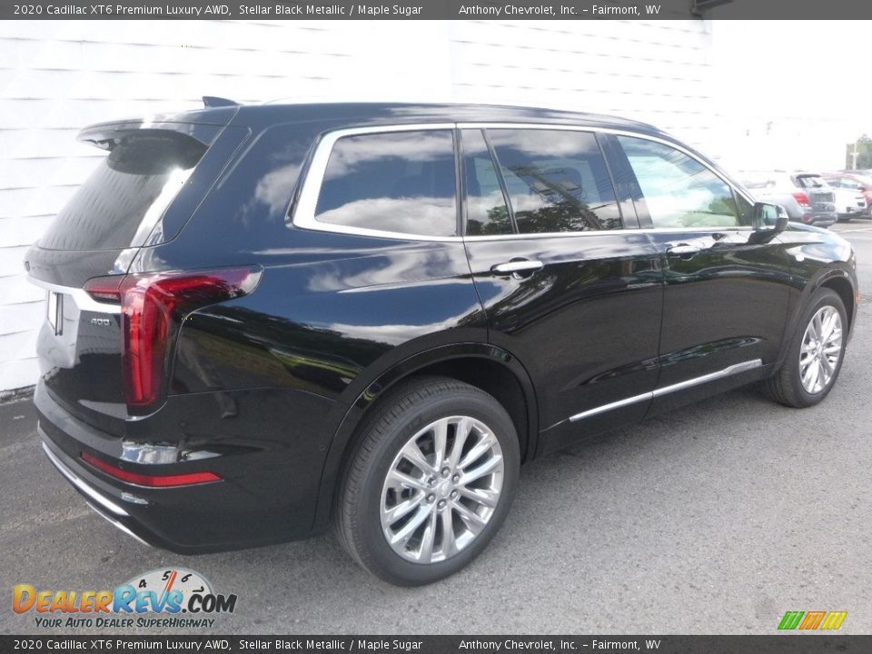 2020 Cadillac XT6 Premium Luxury AWD Stellar Black Metallic / Maple Sugar Photo #6
