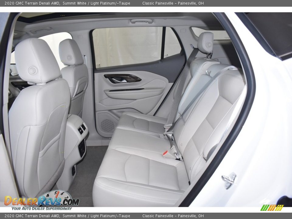 2020 GMC Terrain Denali AWD Summit White / Light Platinum/­Taupe Photo #8