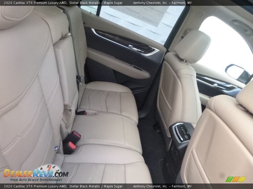 2020 Cadillac XT6 Premium Luxury AWD Stellar Black Metallic / Maple Sugar Photo #8