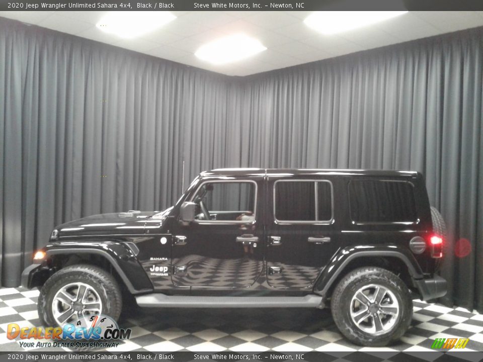 2020 Jeep Wrangler Unlimited Sahara 4x4 Black / Black Photo #1