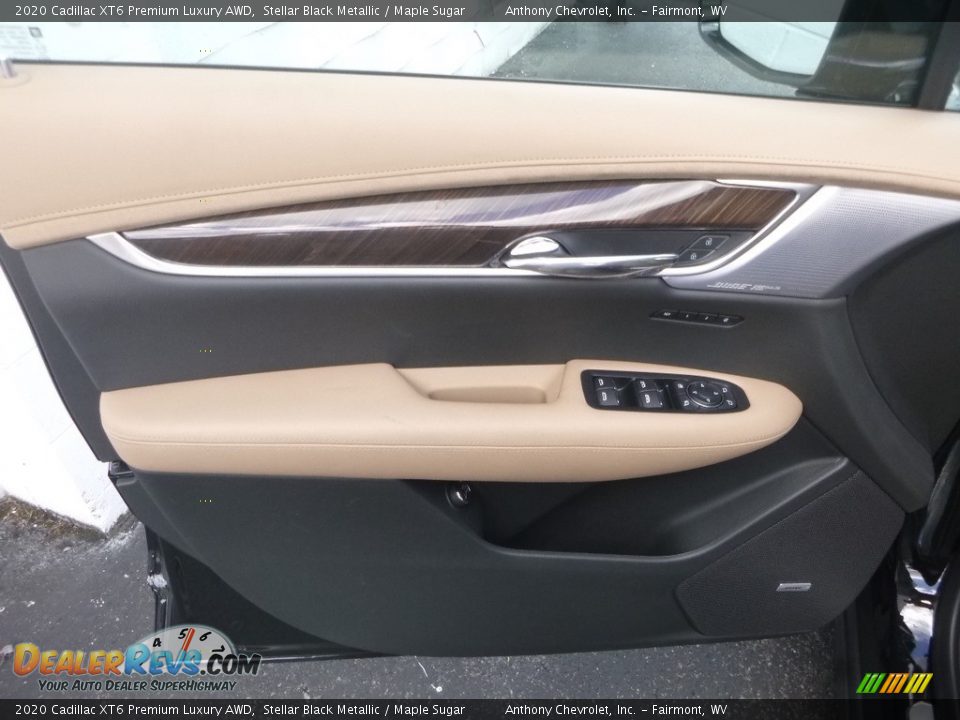 2020 Cadillac XT6 Premium Luxury AWD Stellar Black Metallic / Maple Sugar Photo #14