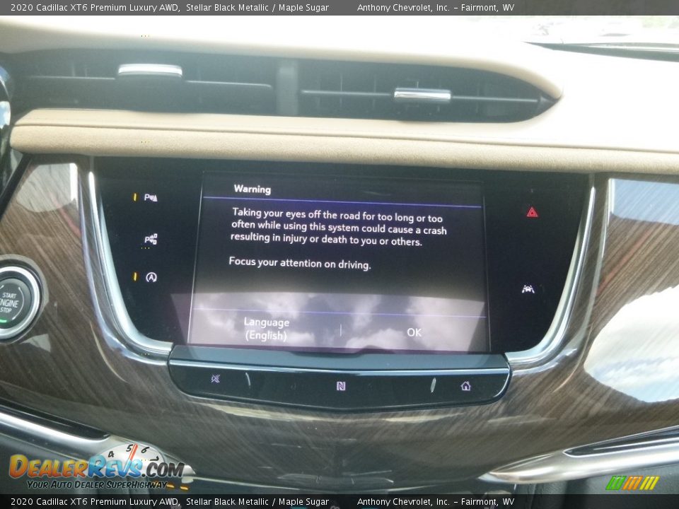 2020 Cadillac XT6 Premium Luxury AWD Stellar Black Metallic / Maple Sugar Photo #16