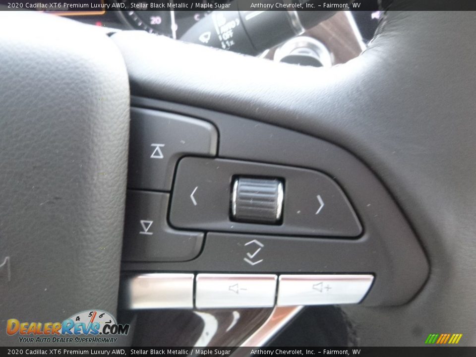 2020 Cadillac XT6 Premium Luxury AWD Stellar Black Metallic / Maple Sugar Photo #18
