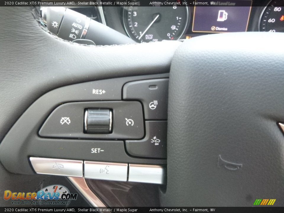 2020 Cadillac XT6 Premium Luxury AWD Stellar Black Metallic / Maple Sugar Photo #19