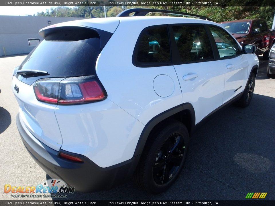 2020 Jeep Cherokee Altitude 4x4 Bright White / Black Photo #6
