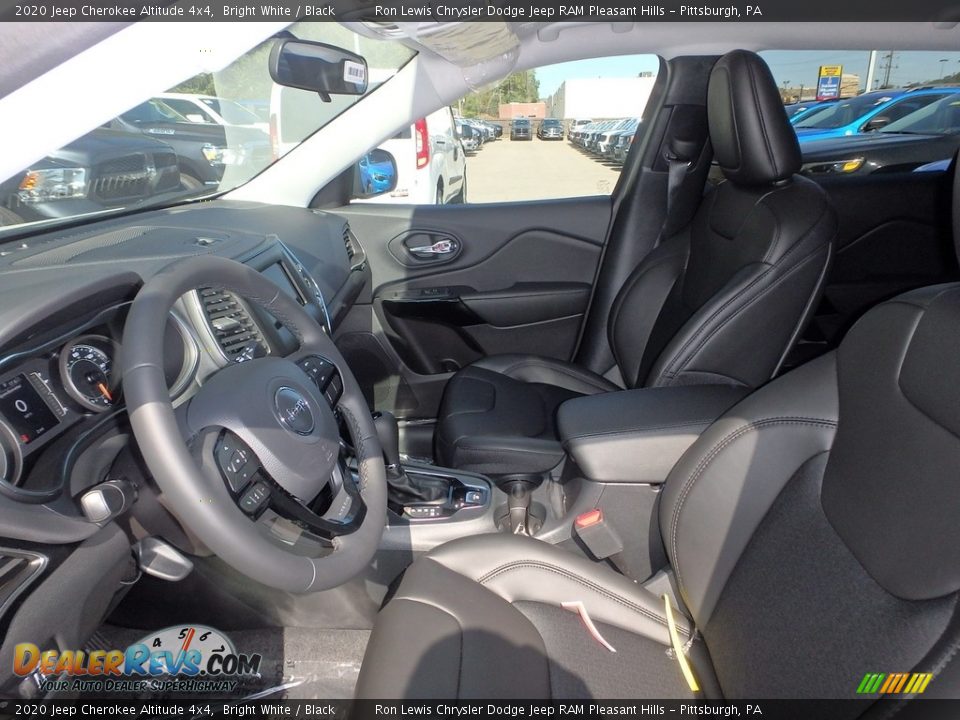 2020 Jeep Cherokee Altitude 4x4 Bright White / Black Photo #11