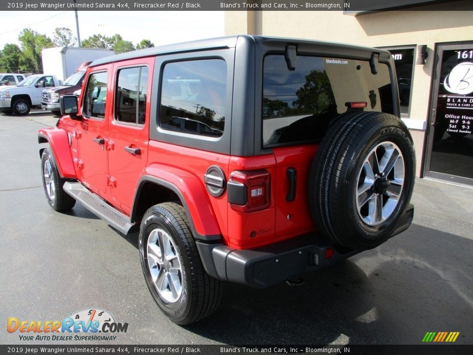 2019 Jeep Wrangler Unlimited Sahara 4x4 Firecracker Red / Black Photo #3